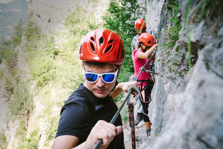 Via Ferrata Ou Escalade Thaurac Securite