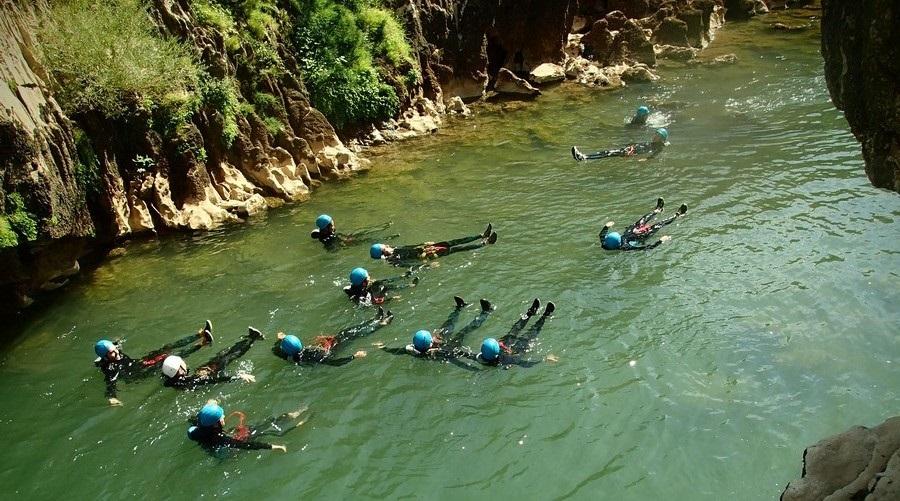 Canyoning dans l'Hérault